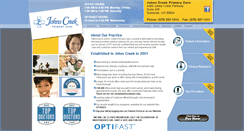 Desktop Screenshot of johnscreekprimarycare.com